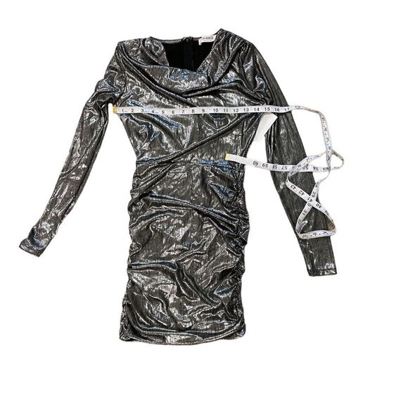 Dresses | Womens 4th & Reckless Silver Dress – Houston Size XS NWOT - Picture 9 of 11